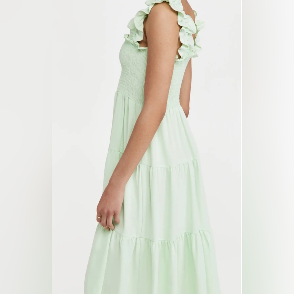 Amanda Uprichard Adelene Midi Dress Size Large - Picture 3 of 5